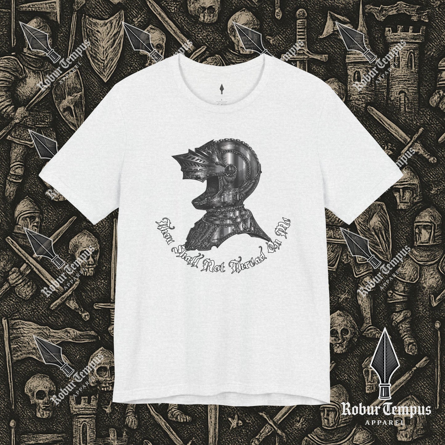 Thou Shall Not Thread On Me Helmet T-Shirt