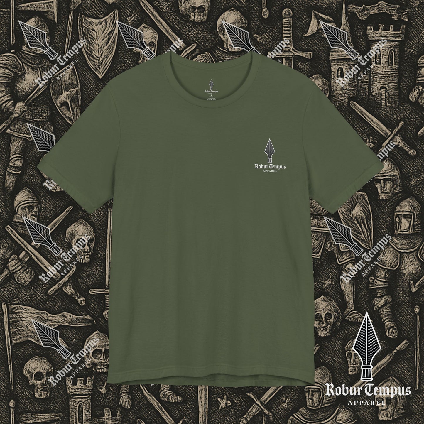 St Michael Schongauer back print T-Shirt