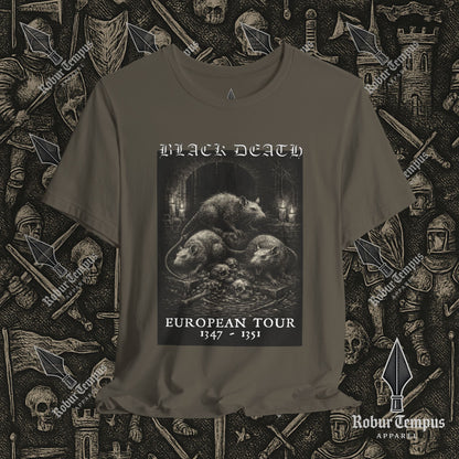 Black Death European Tour 2 Graphic T-Shirt