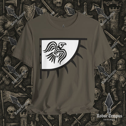Norse Raven Banner Graphic T-Shirt