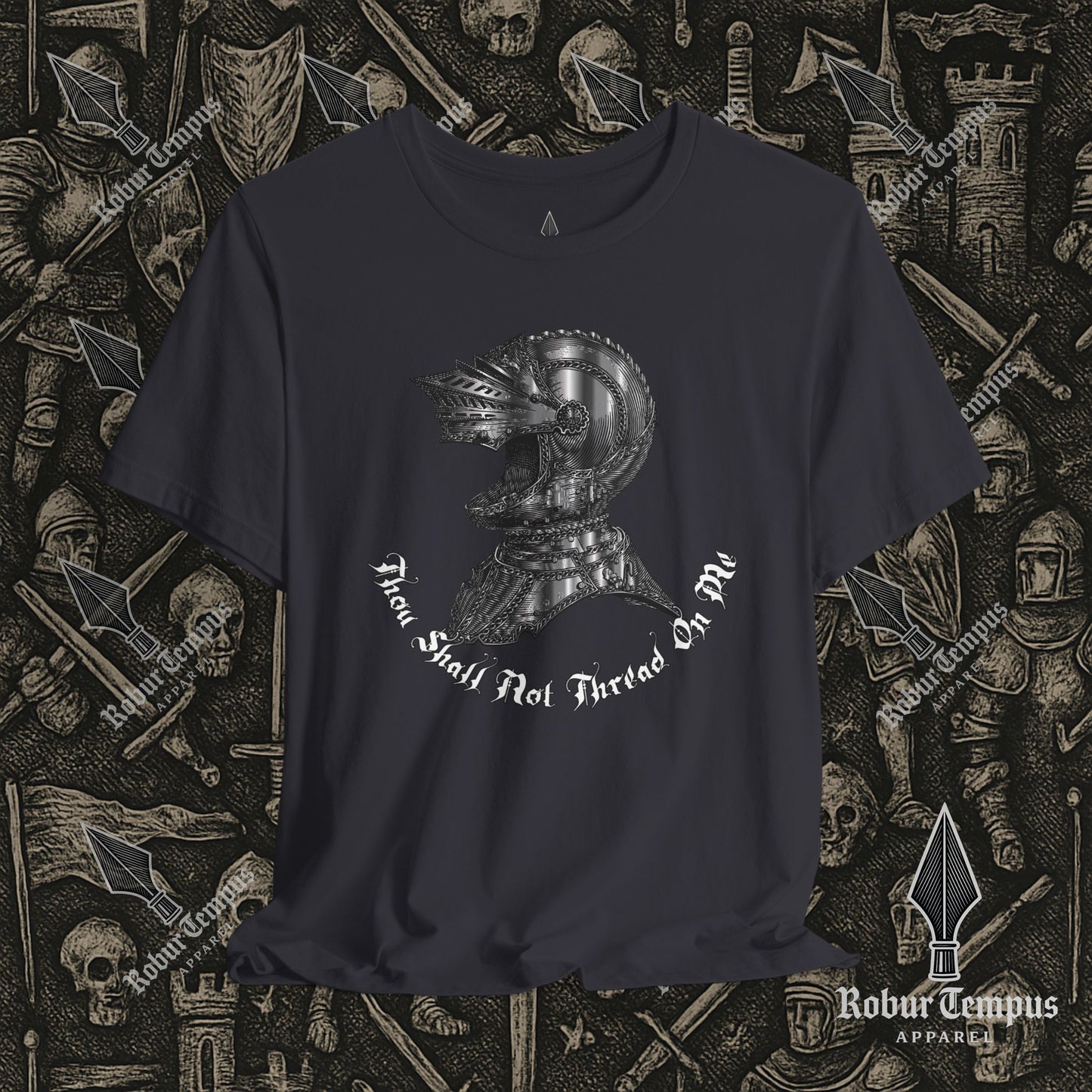 Thou Shall Not Thread On Me Helmet T-Shirt