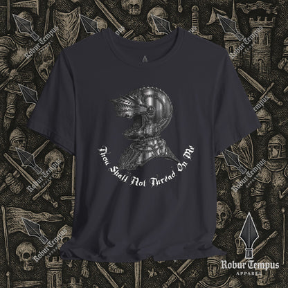 Thou Shall Not Thread On Me Helmet T-Shirt