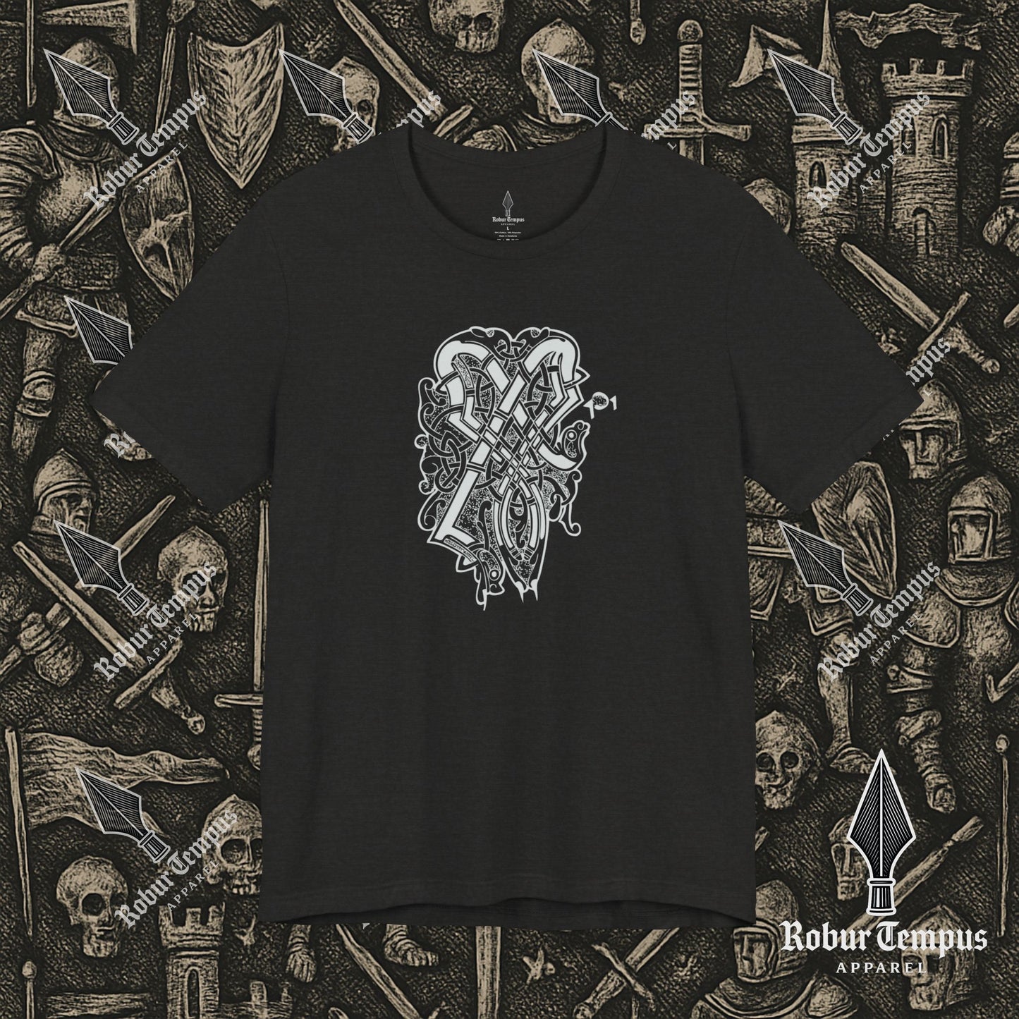 Nordic Dragon Pattern T-Shirt