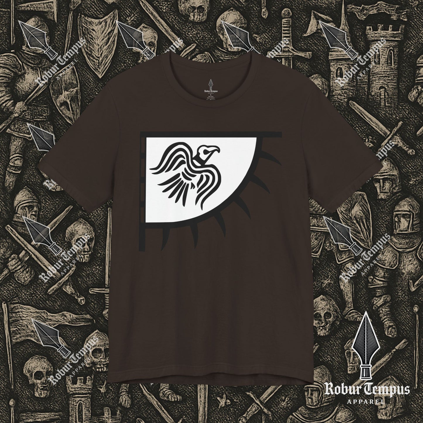 Norse Raven Banner Graphic T-Shirt