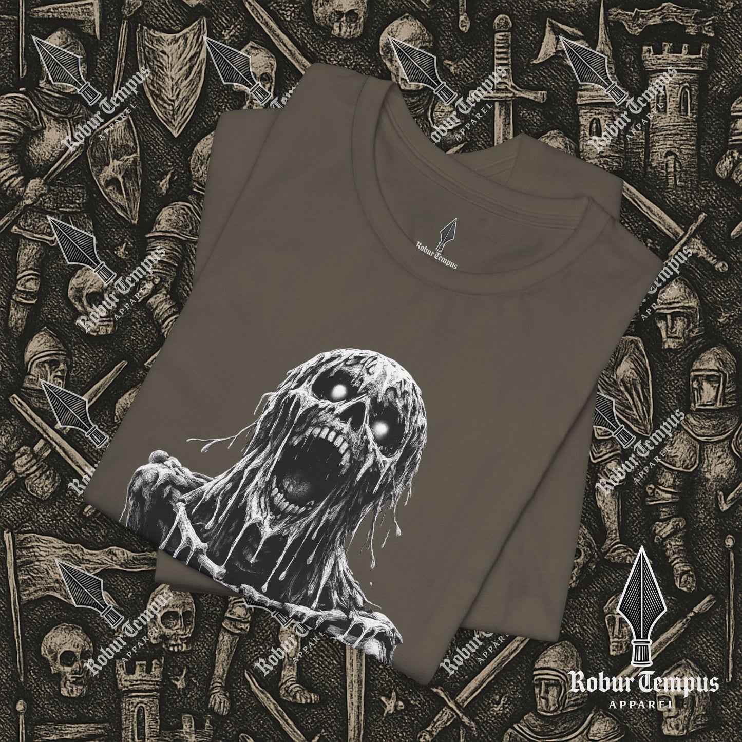 Screaming Skeleton Graphic T-Shirt