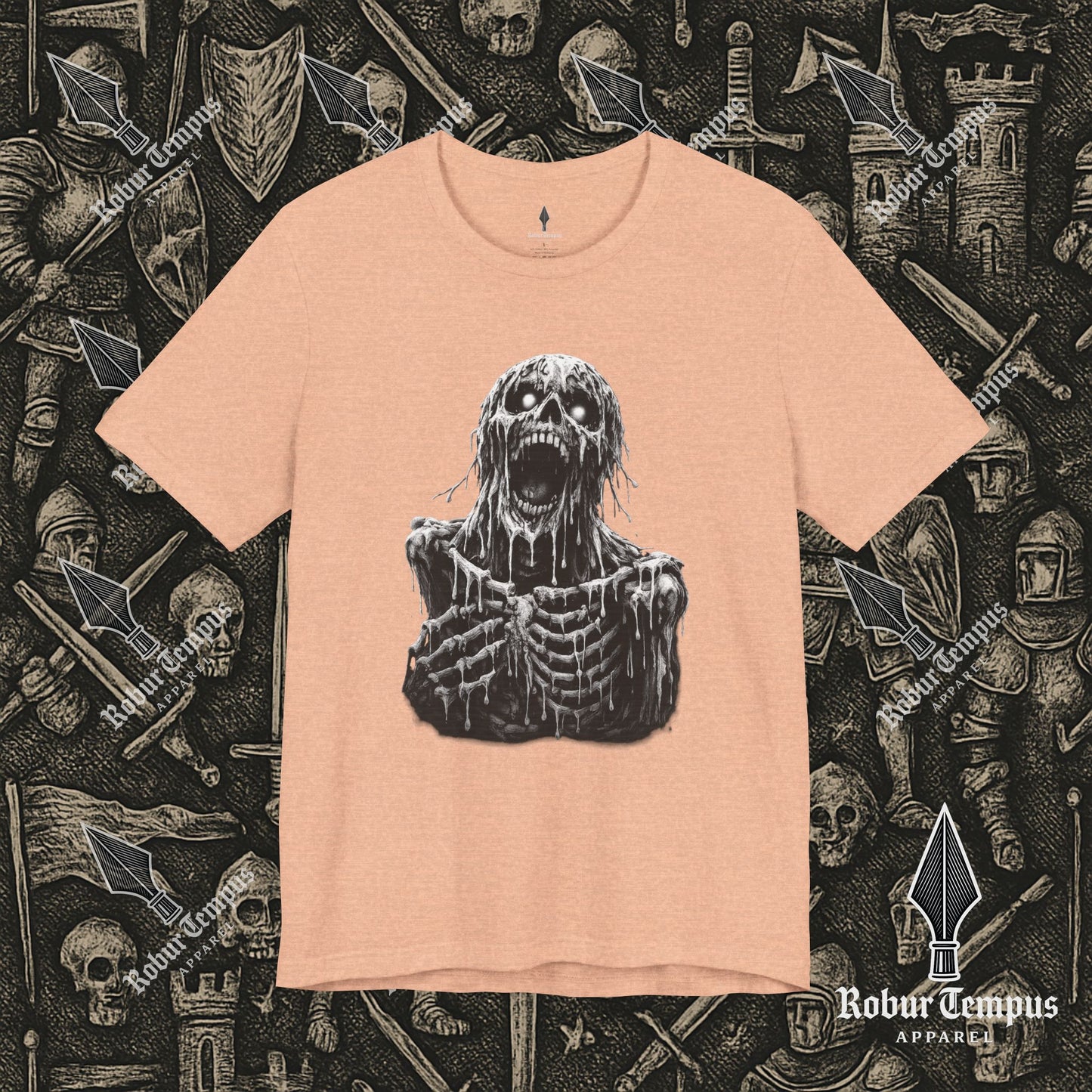Screaming Skeleton Graphic T-Shirt