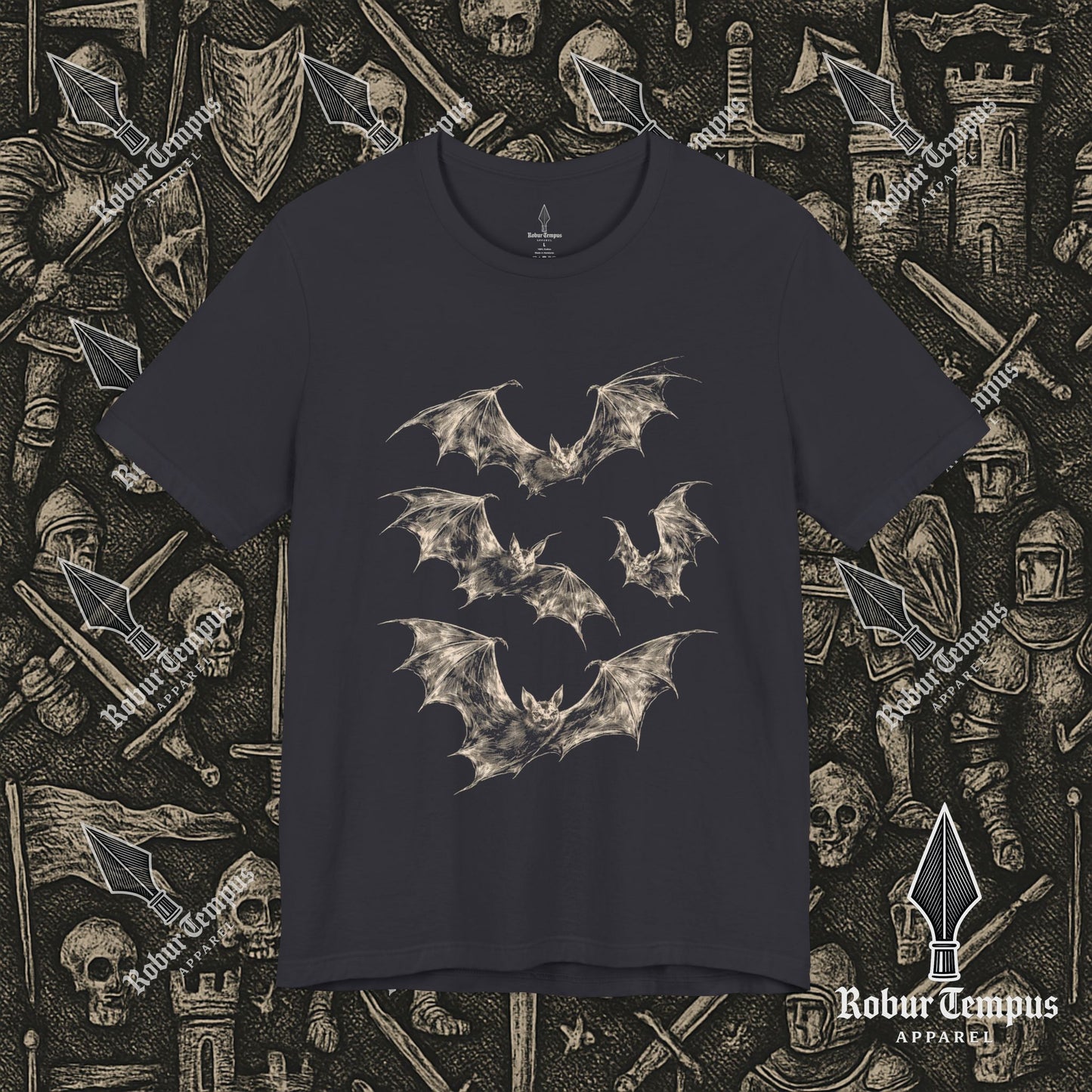 Four Bats Graphic T-Shirt