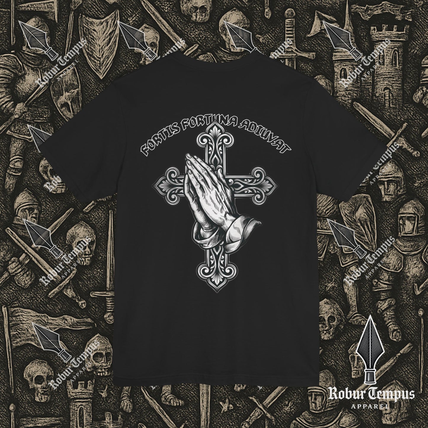 Fortis fortuna adiuvat back print T-Shirt