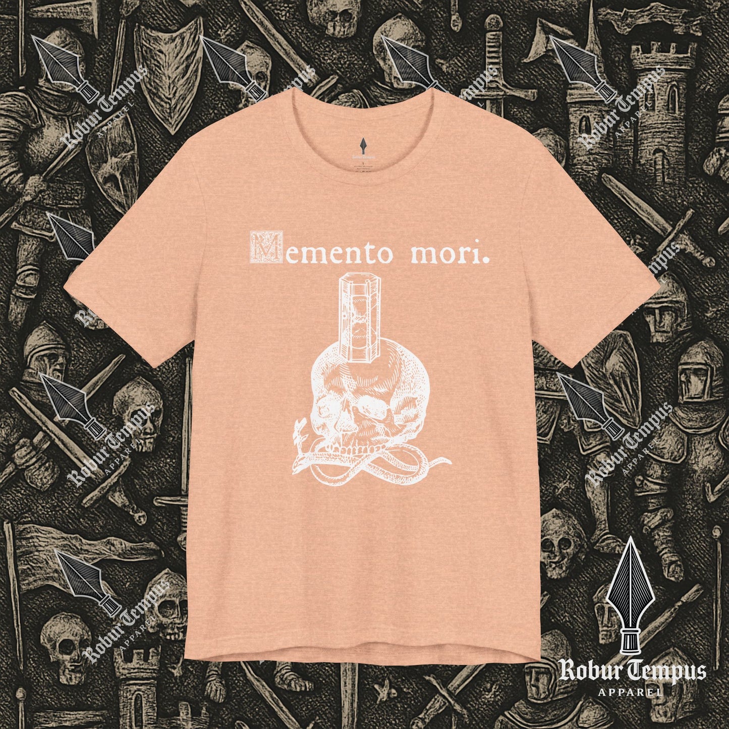 Memento Mori Skull Hourglass T-Shirt