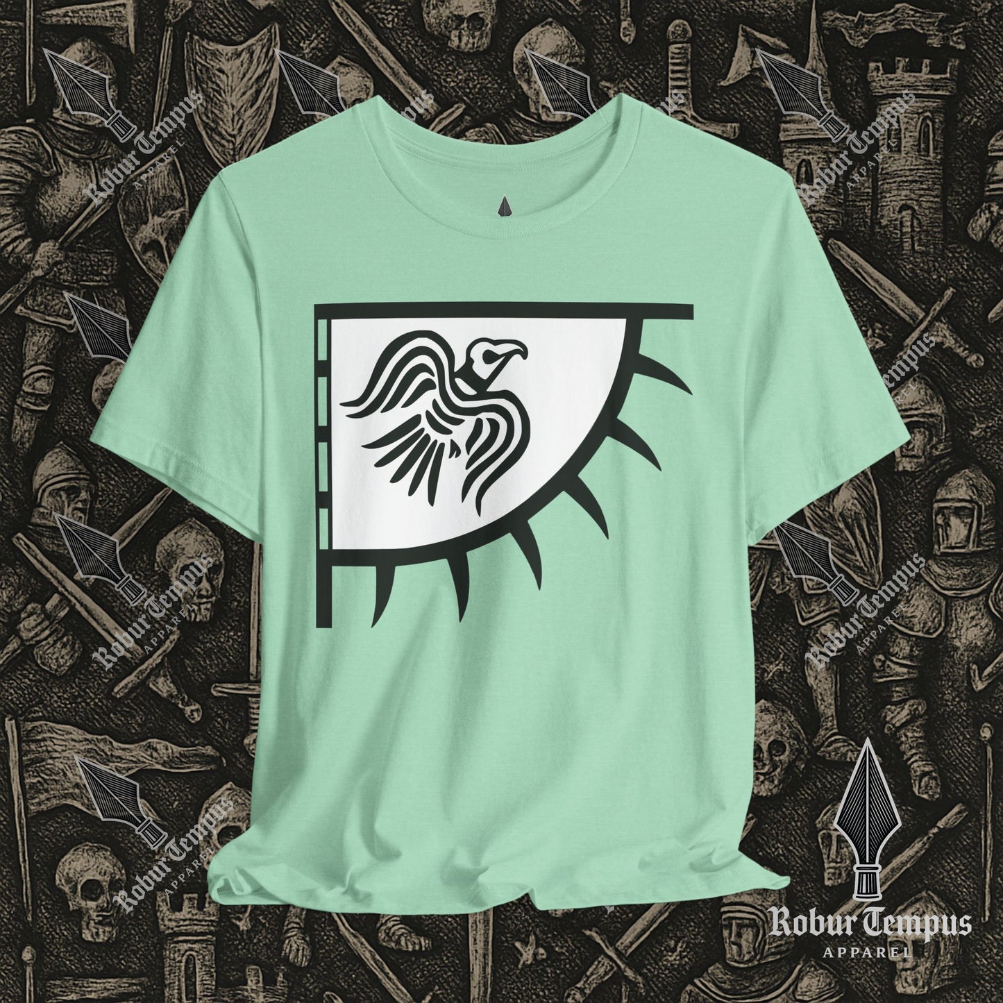 Norse Raven Banner Graphic T-Shirt