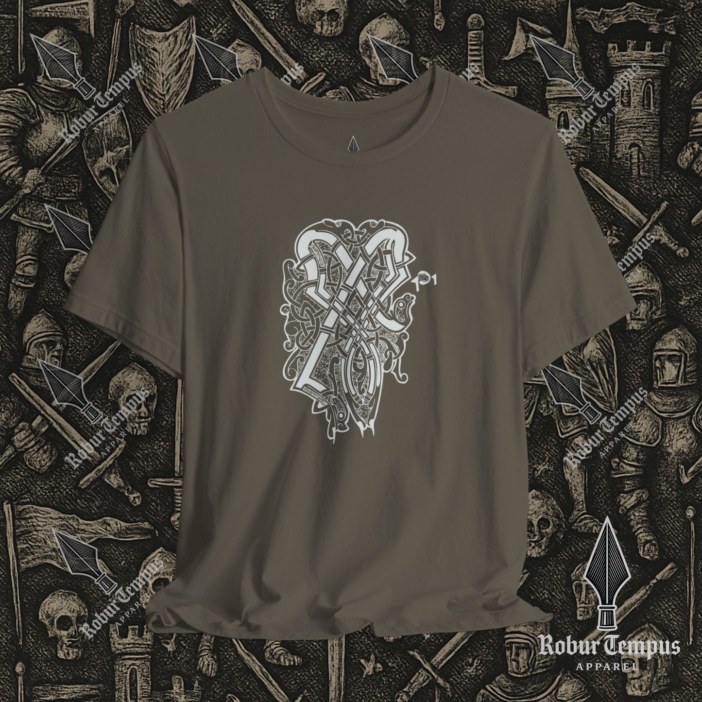 Nordic Dragon Pattern T-Shirt