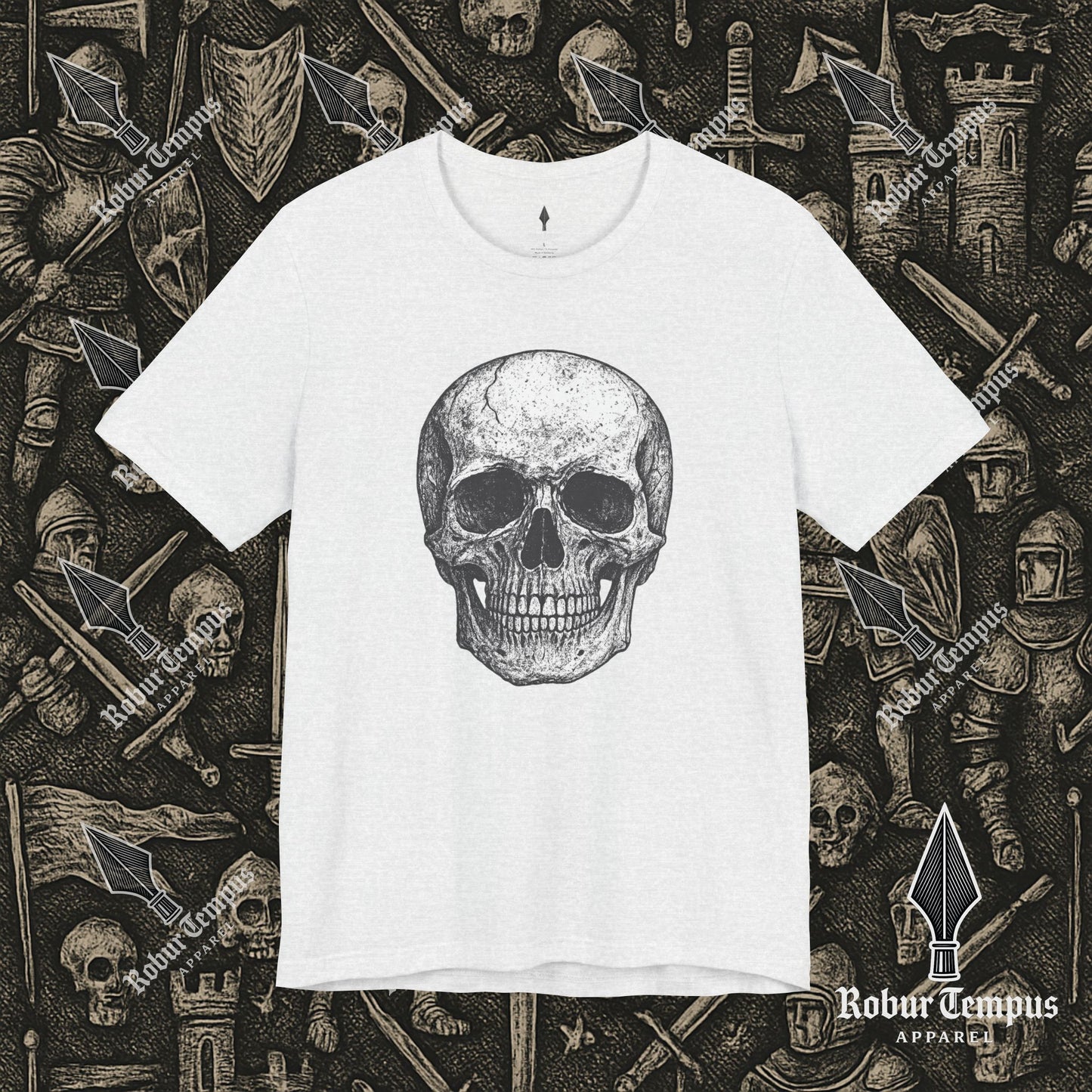Detailed Skull T-Shirt
