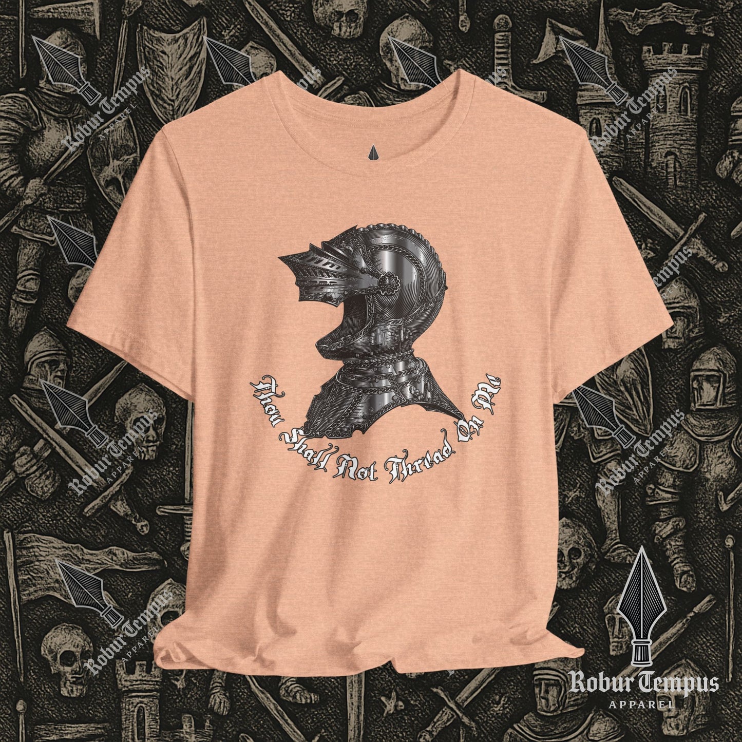 Thou Shall Not Thread On Me Helmet T-Shirt