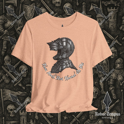 Thou Shall Not Thread On Me Helmet T-Shirt