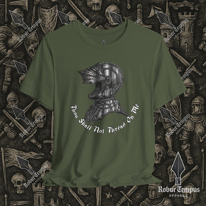 Thou Shall Not Thread On Me Helmet T-Shirt