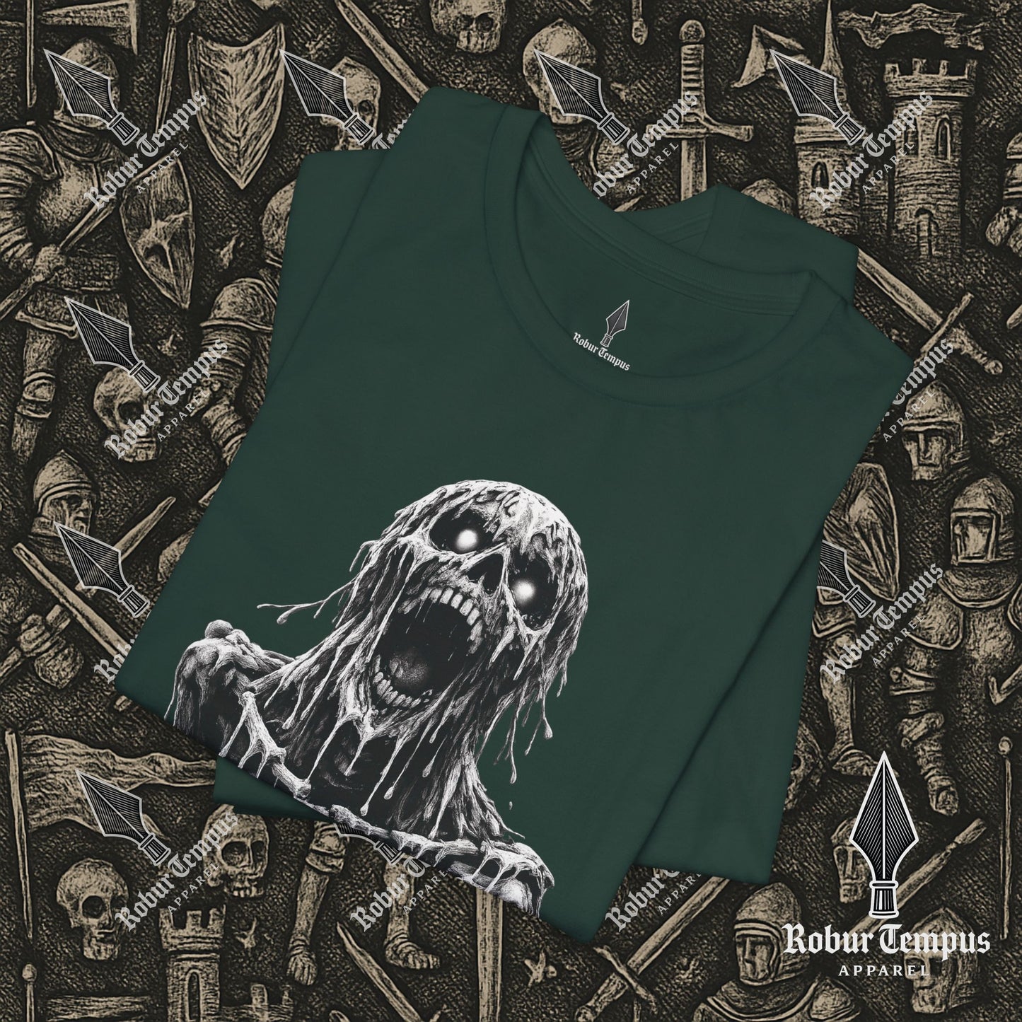 Screaming Skeleton Graphic T-Shirt