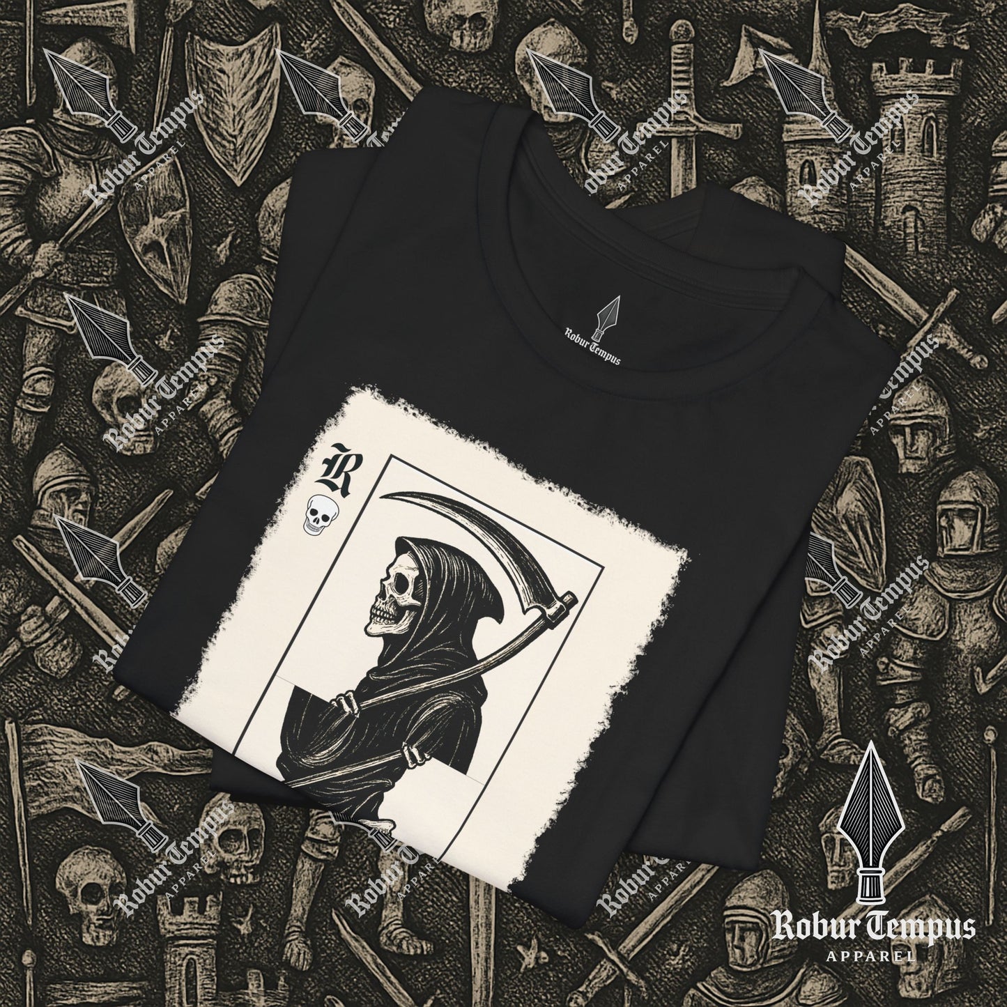 Grim Reaper Card T-Shirt