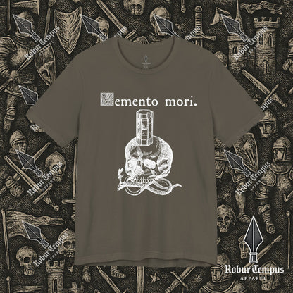 Memento Mori Skull Hourglass T-Shirt