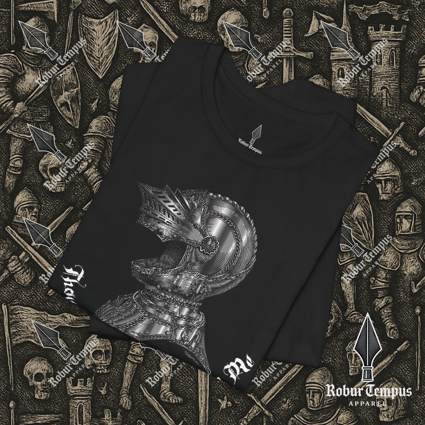 Thou Shall Not Thread On Me Helmet T-Shirt
