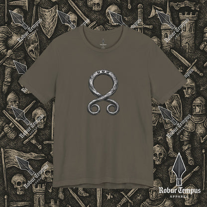 Steel Troll Cross Norse Charm Graphic T-Shirt