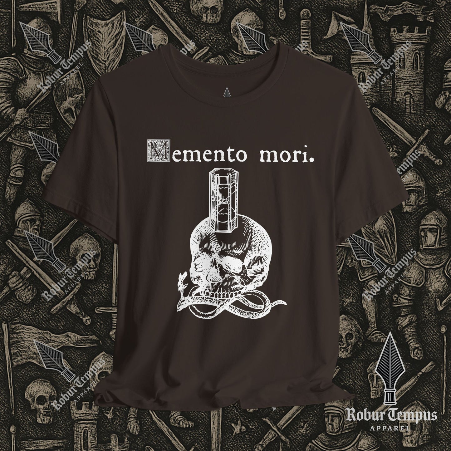 Memento Mori Skull Hourglass T-Shirt