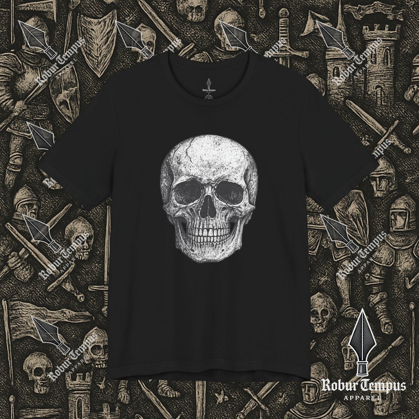 Detailed Skull T-Shirt