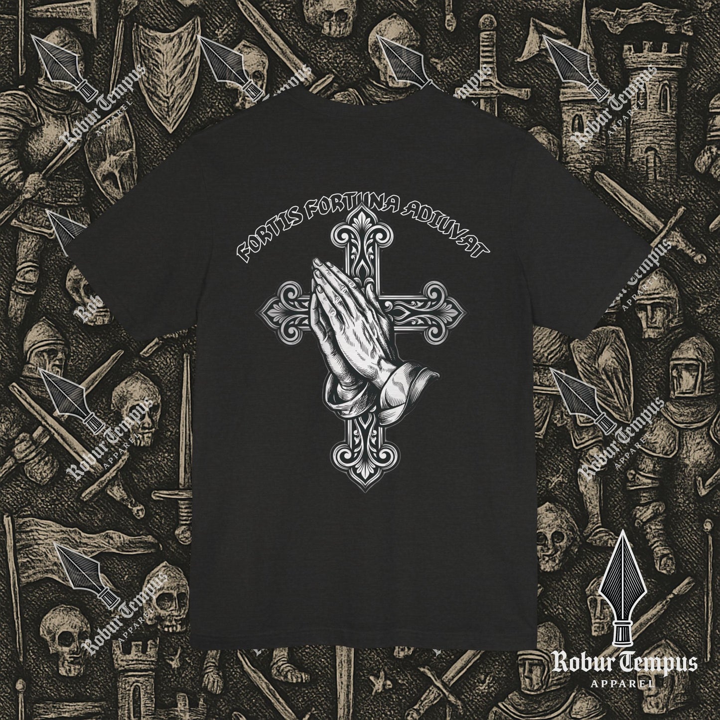 Fortis fortuna adiuvat back print T-Shirt