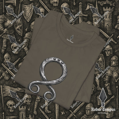 Steel Troll Cross Norse Charm Graphic T-Shirt