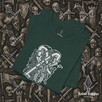Nordic Dragon Pattern T-Shirt