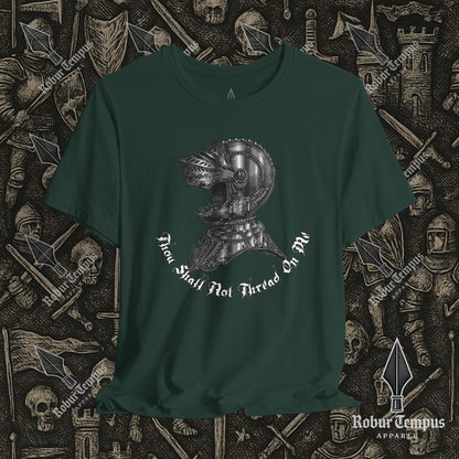 Thou Shall Not Thread On Me Helmet T-Shirt