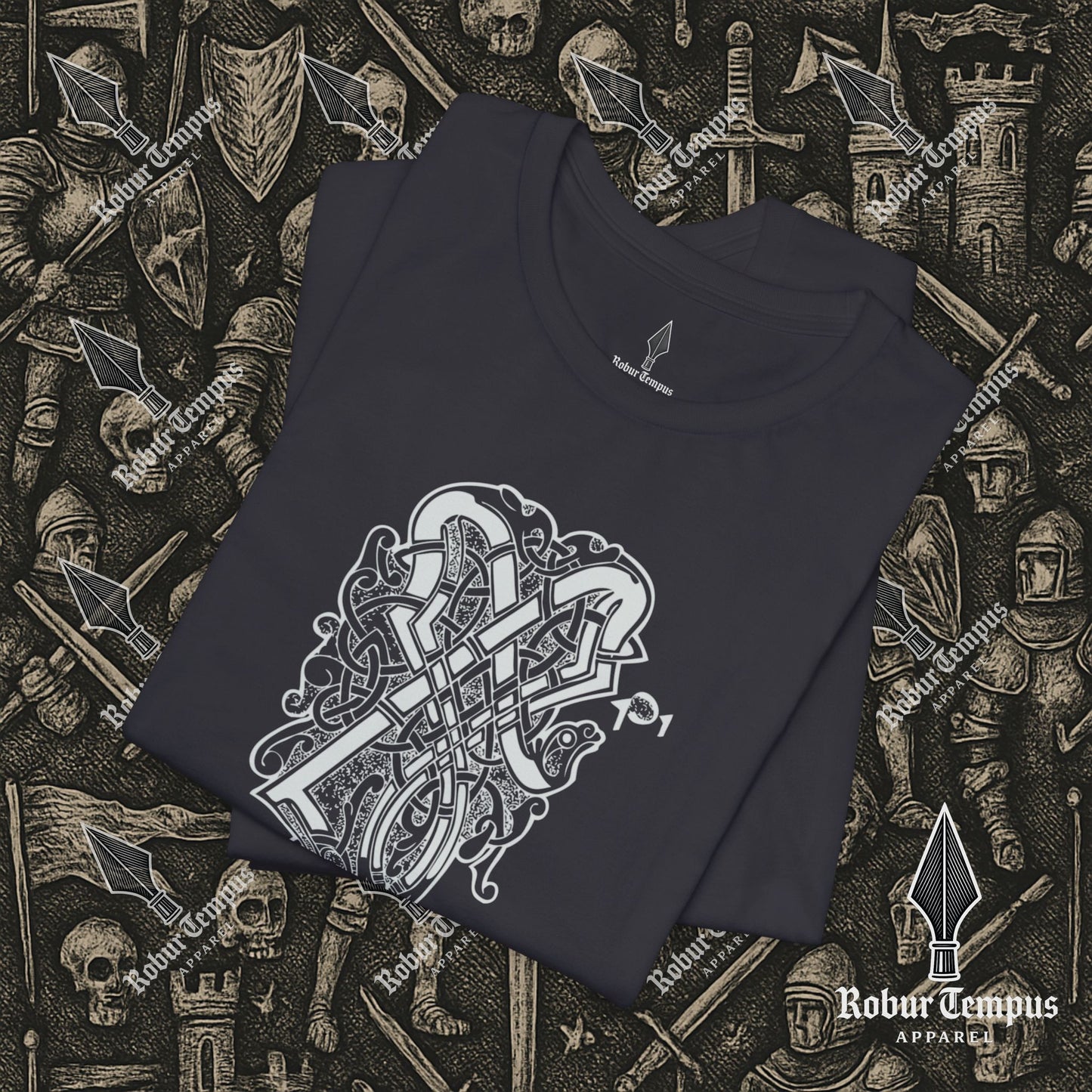 Nordic Dragon Pattern T-Shirt