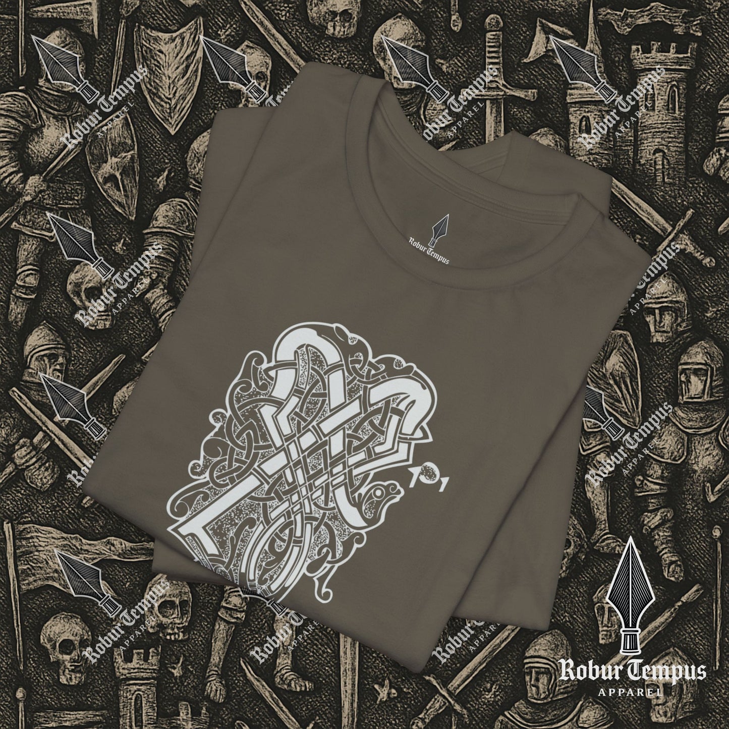 Nordic Dragon Pattern T-Shirt