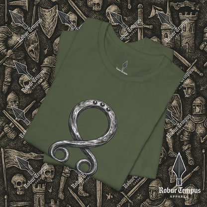 Steel Troll Cross Norse Charm Graphic T-Shirt