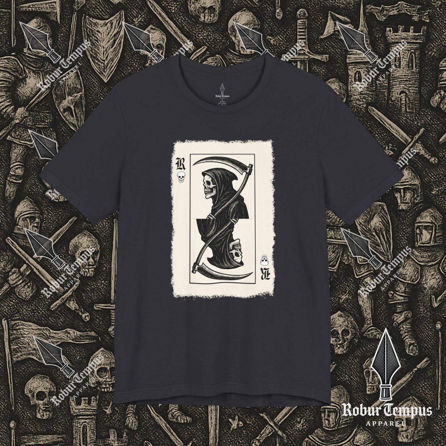 Grim Reaper Card T-Shirt