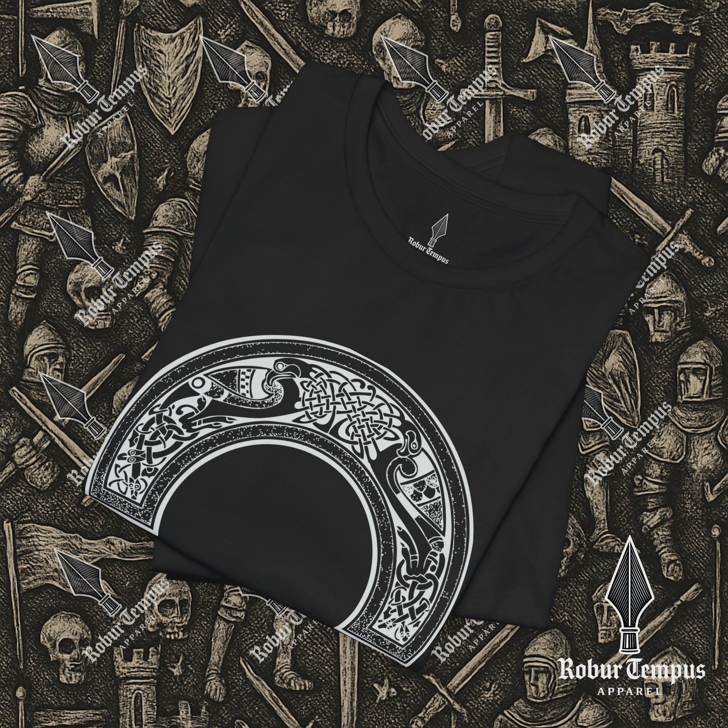 Nordic Horseshoe Pattern T-Shirt