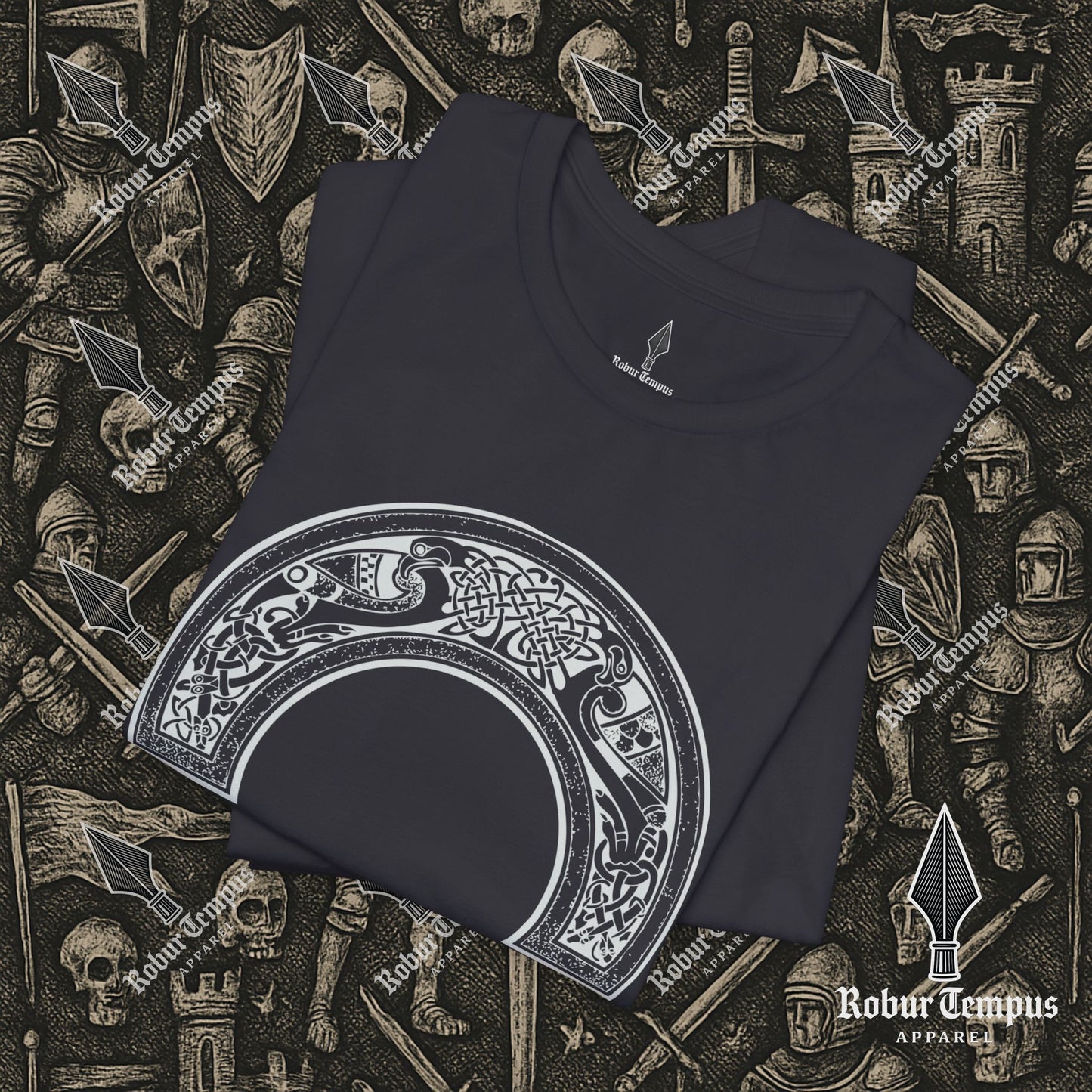 Nordic Horseshoe Pattern T-Shirt