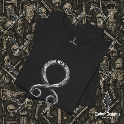 Steel Troll Cross Norse Charm Graphic T-Shirt