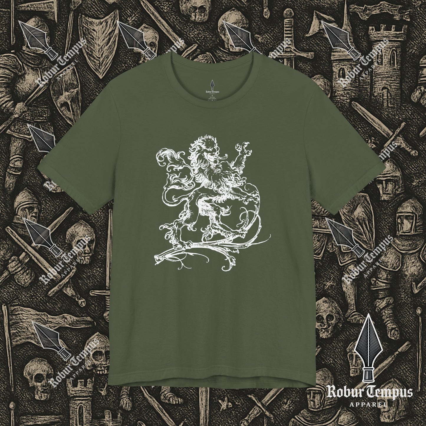 Lion Illustration T-Shirt