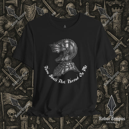 Thou Shall Not Thread On Me Helmet T-Shirt