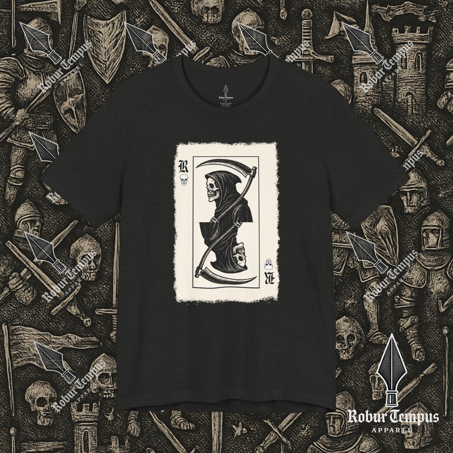 Grim Reaper Card T-Shirt